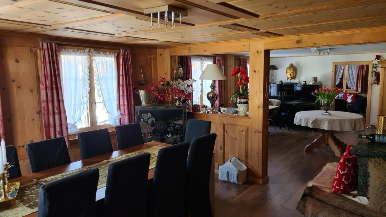 Chesa Prema Bed & Breakfast - Restaurant Дизентис Екстериор снимка